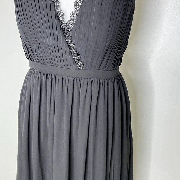 Fame and‎ Partners Black Lace Trim Dress Size 8 Altared* - Picture 6 of 12